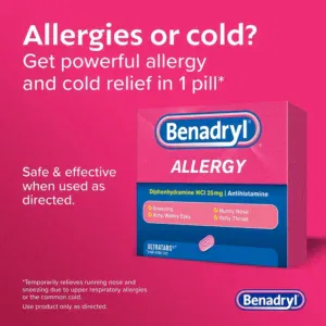 Benadryl for Bee Sting
