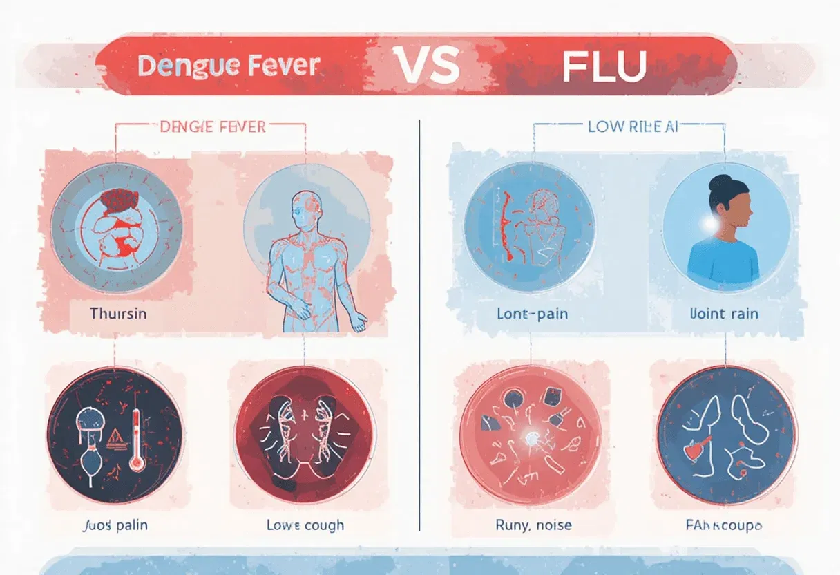 Dengue Fever Symptoms vs Flu
